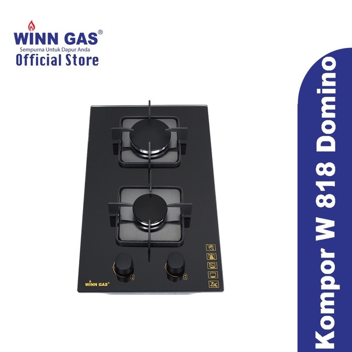 Winn gas Kompor gas tanam W818 Domino / Kompor gas / Perangkat dapur