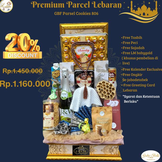 

Parcel Lebaran Gbf 806, Hamper Cookies, Hamper Lebaran, Hamper Premium Keranjangdilan