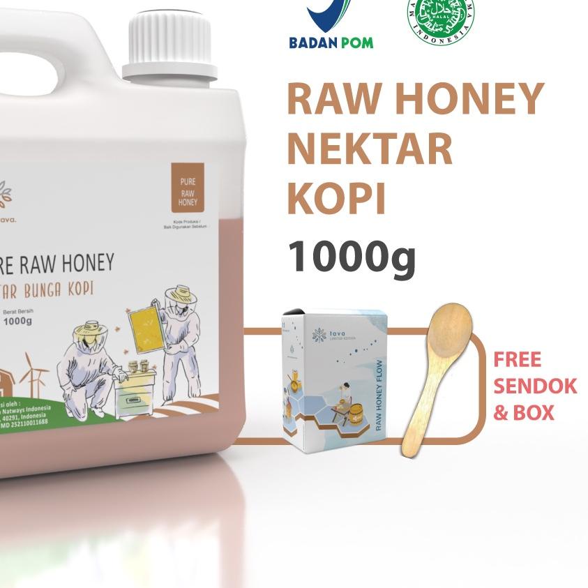 

☞ Asli Murni 1kg Tava Grade A Nektar Kopi 100% Alami Pure Natural Raw Honey ♥