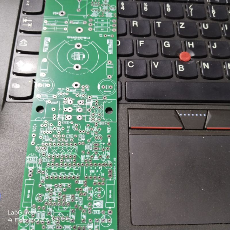 Titip Cetak Pcb Fyber dobel layer throughole