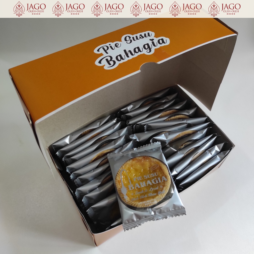 Pie Susu Bahagia Original Susu isi 25pcs - Pie Asli Bali