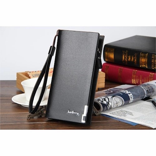 Dompet Pria Panjang Wanita Model Panjang Berkualitas Hitam L4S0 Dompet Promo Berkulitas Korean Style