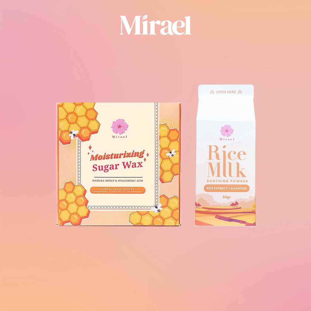 MIRAEL Paket Sugar Waxing Kit Dengan Waxing Powder