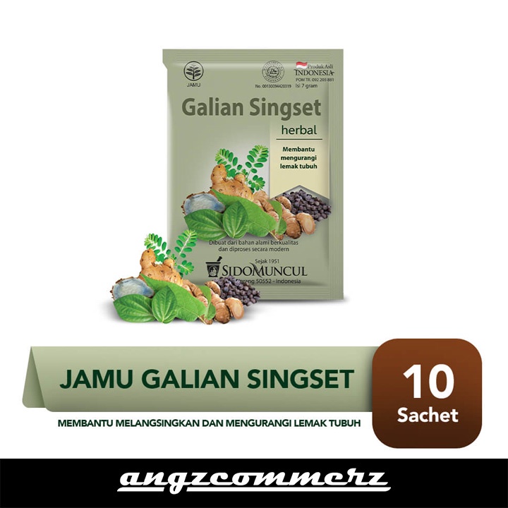 

SIDOMUNCUL Galian Singset Jamu Minuman Herbal Mengurangi Lemak TubuhRS