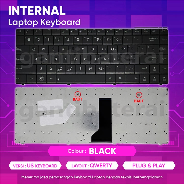 Keyboard Asus X43 X43E X43B X43U X430 X44