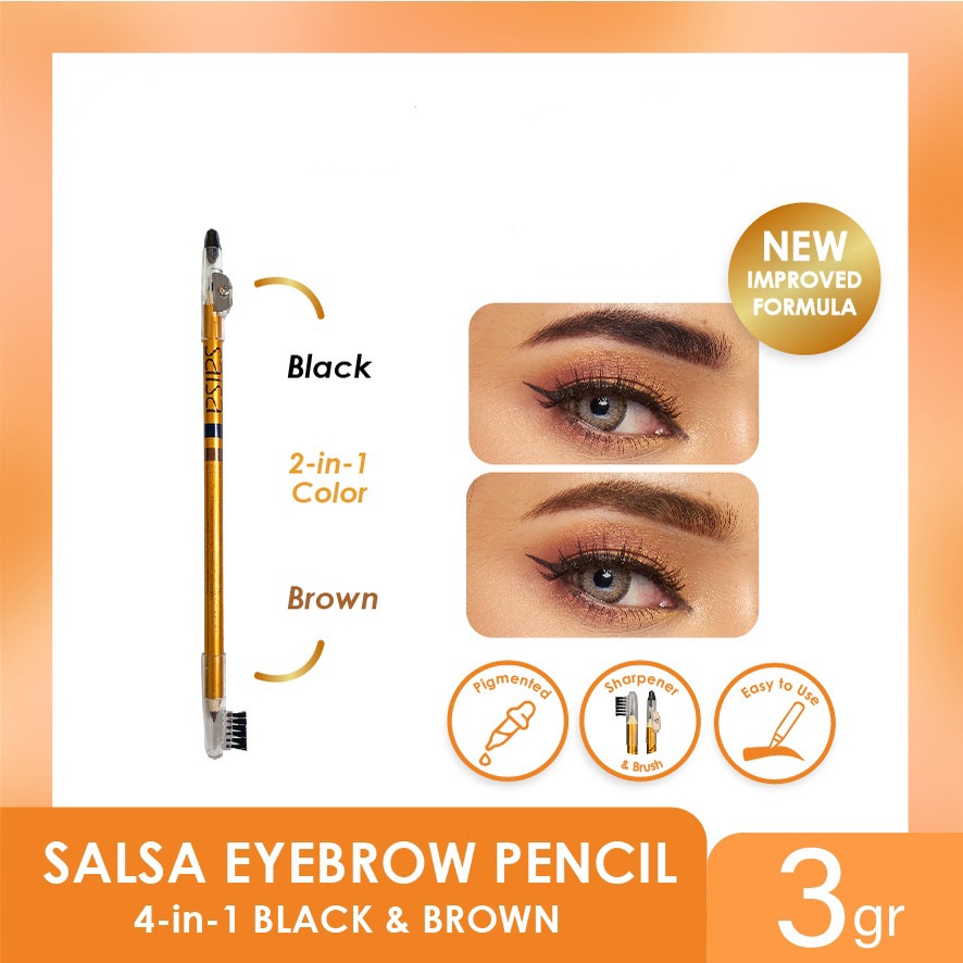 Salsa Eyebrow Pencil 4in1 - Pensil Alis