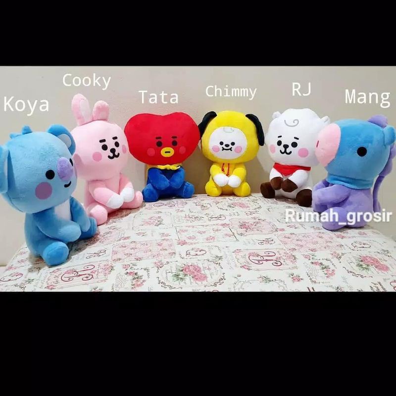 Boneka BTS baby sitting unofficial Korea