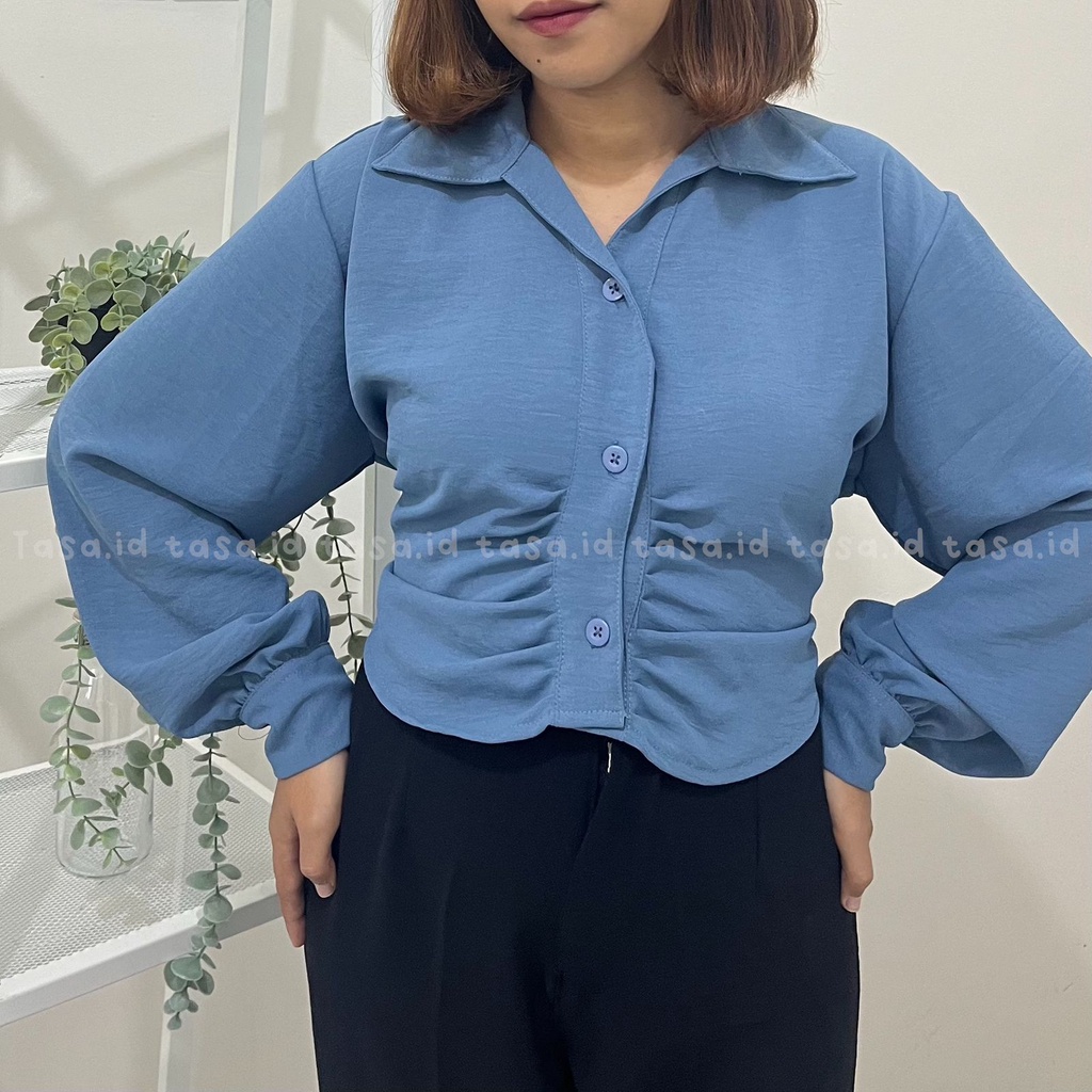 Clara ruffle crop top