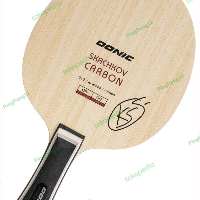 Donic Skachkov Carbon - Bat Bet Blade Kayu Tenis Meja Pingpong