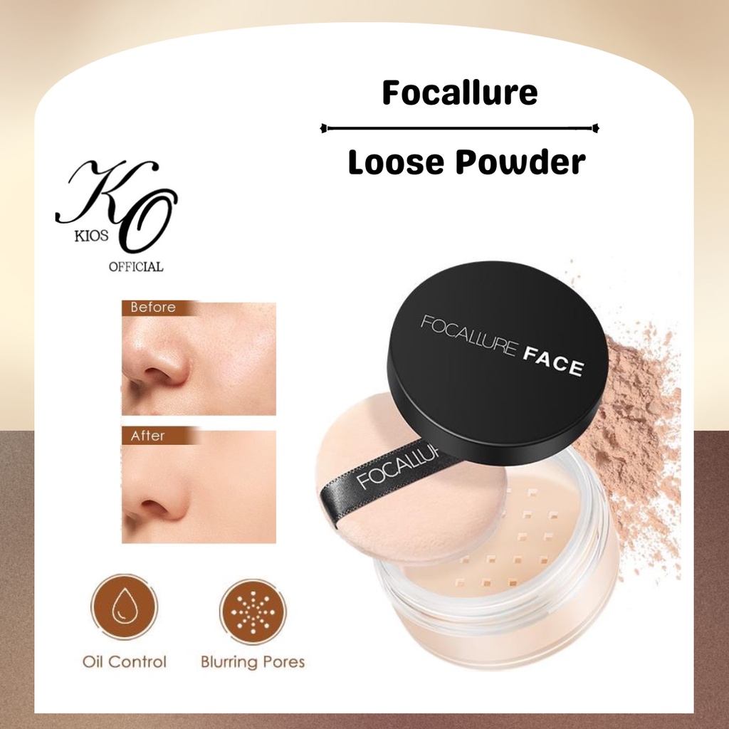 Focallure Super Fine Loose Setting Powder / Bedak Tabur