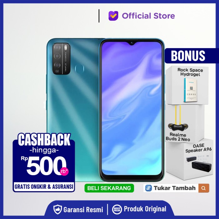 iTel Vision 1 Pro / Vision 1 3GB / 32GB 2GB 32GB Garansi Resmi - P