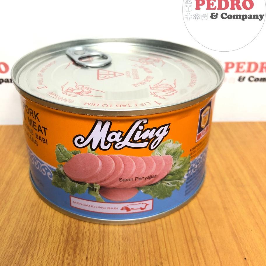 

● MaLing Canned pork luncheon meat TTS - daging babi dalam kaleng 397 gram ♚