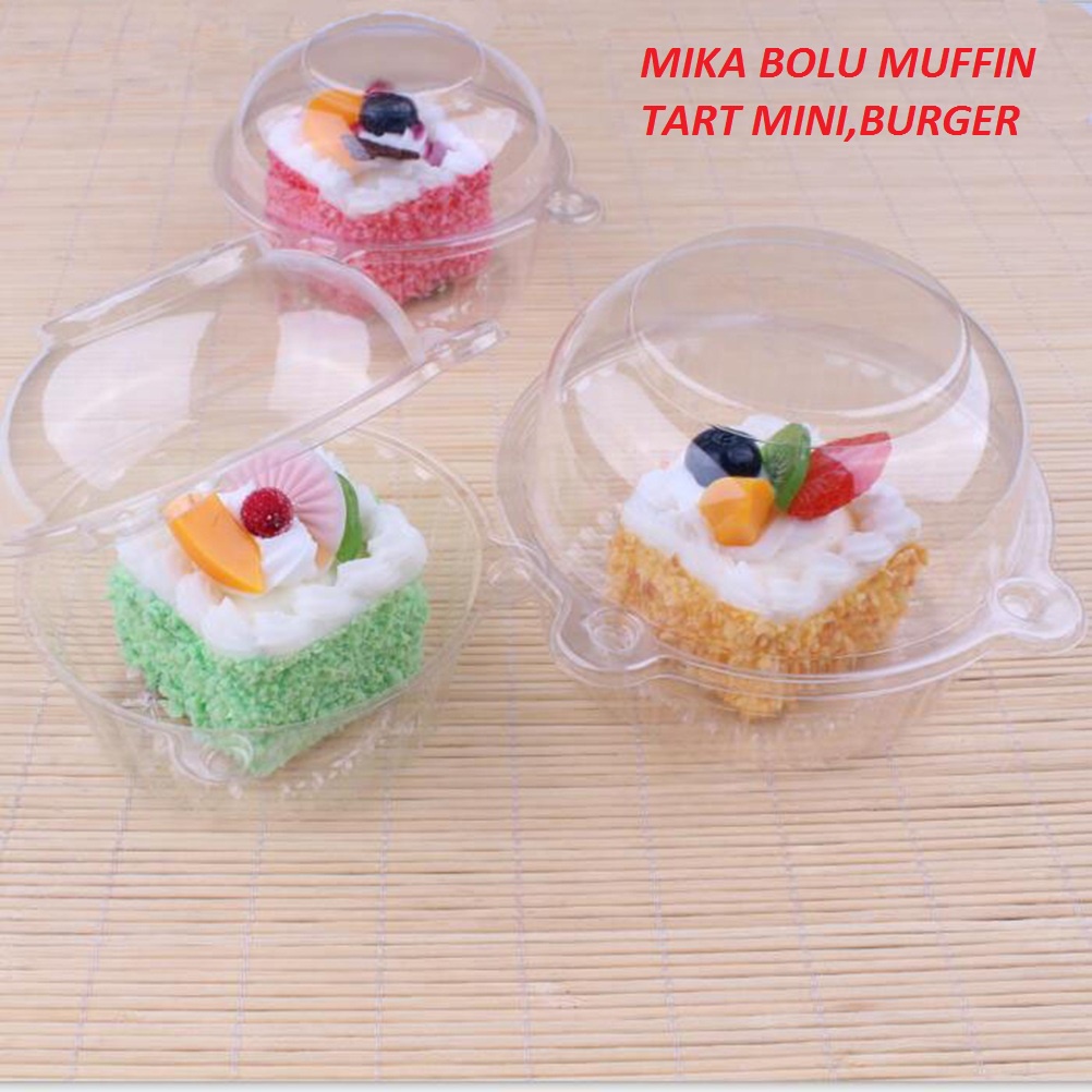 Mika Bolu Setengah Lipat Isi 50 PCS Warna Bening