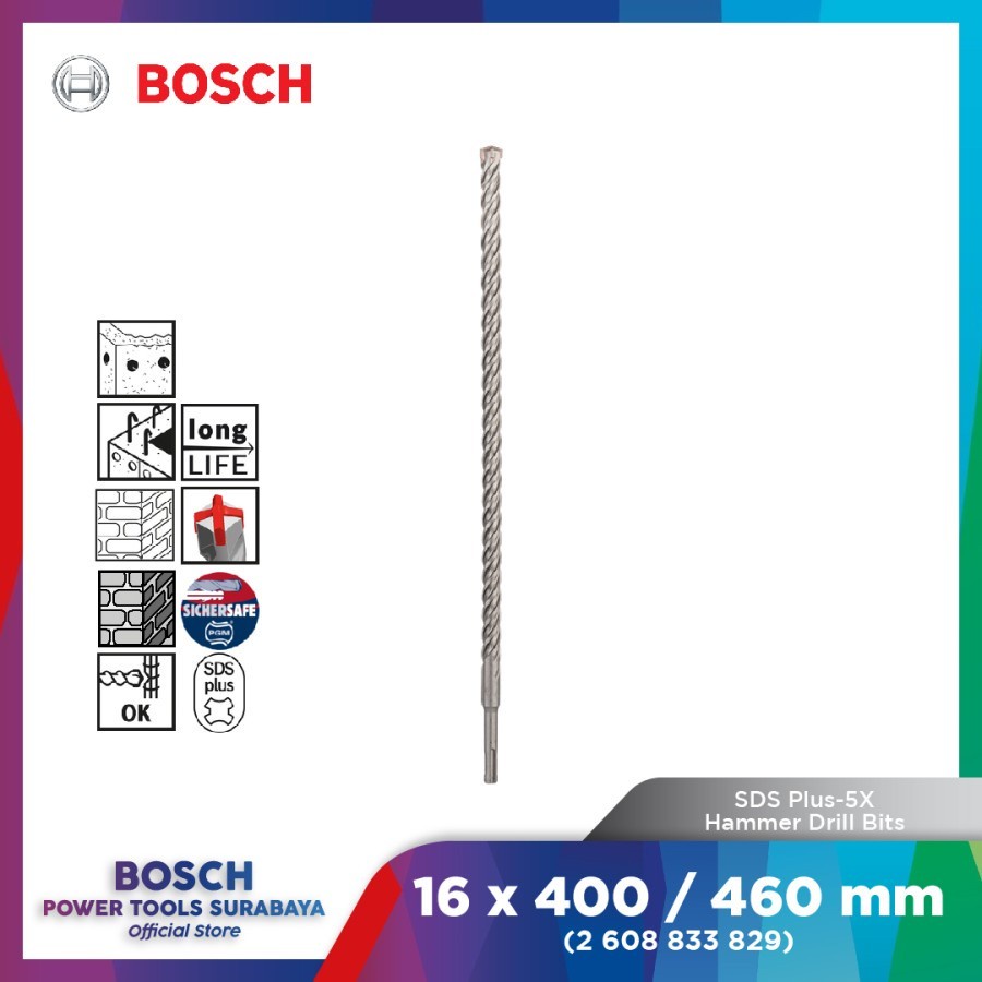 Mata Bor Beton Bosch SDS Plus-5X (2)