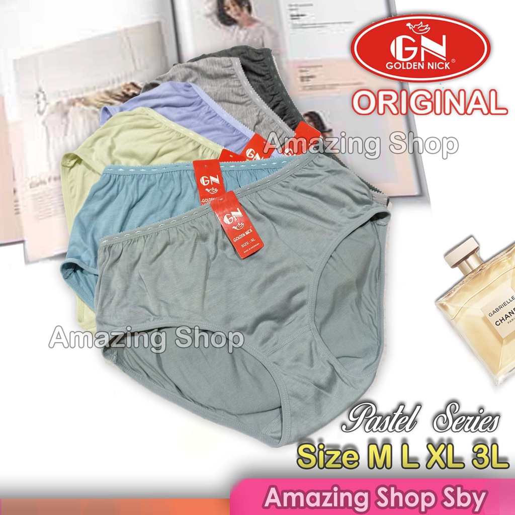 CD Celana Dalam Wanita Merk Golden Nick Warna Pastel CD GN Art 931 Amazing Shop Murah