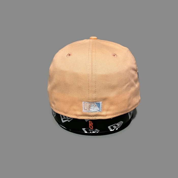 hat / topi new era original 5950 ws 75th new york yankees peach white uv yel