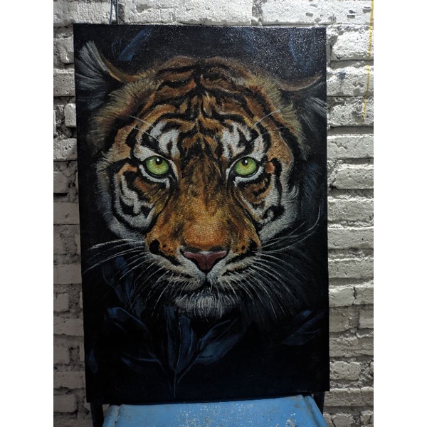 Lukisan Macan Kanvas
