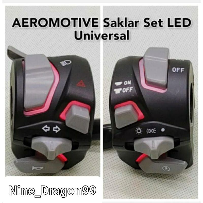 Saklar Set Model Vietnam HEEDOM Nyala Lampu LED PNP Nmax Lama