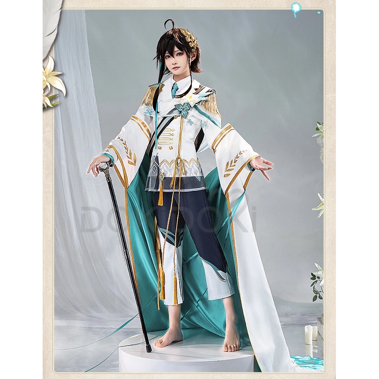 Game Genshin Impact Venti Cosplay Costume Nameless Bard Cosplay Doujin Costume Shounen Venti Cosplay