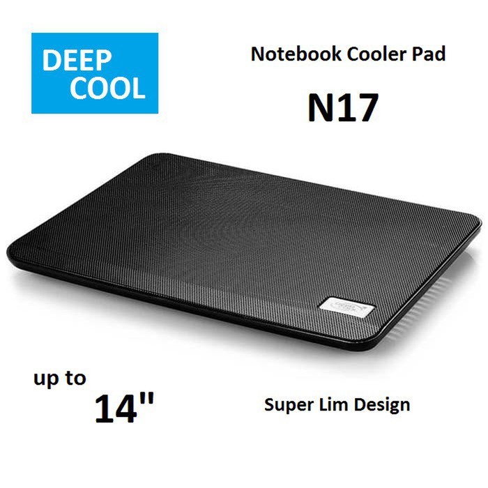 DEEPCOOL NOTEBOOK COOLER N17 BLACK