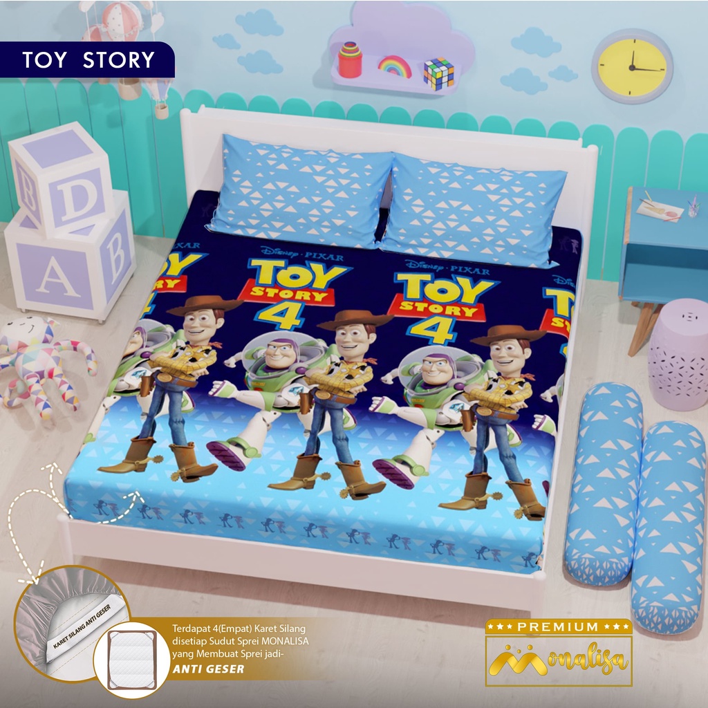 Monalisa Premium Sprei Uk 160/180 - Toy Story