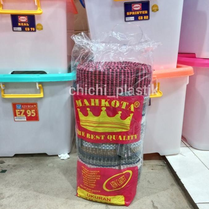 Tikar mahkota gulung LIPAT TENUN MAHKOTA PUSAKA FULL BENANG MAHKOTA RA