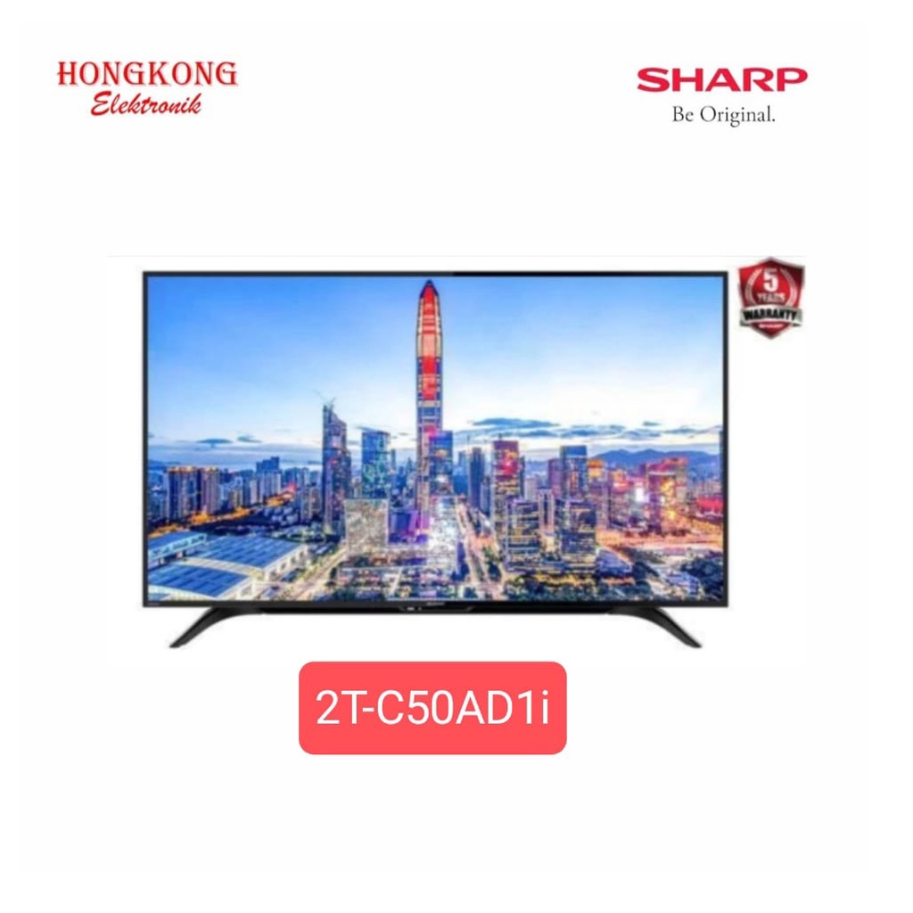 SHARP LED TV 2T C50AD1 - TV LED 50 INCH DIGITAL TV FULLHD 2T-C50AD1I