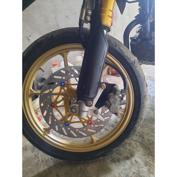 Breket Cakram Depan Honda Crf Piringan Diameter 300 Dan 320mm