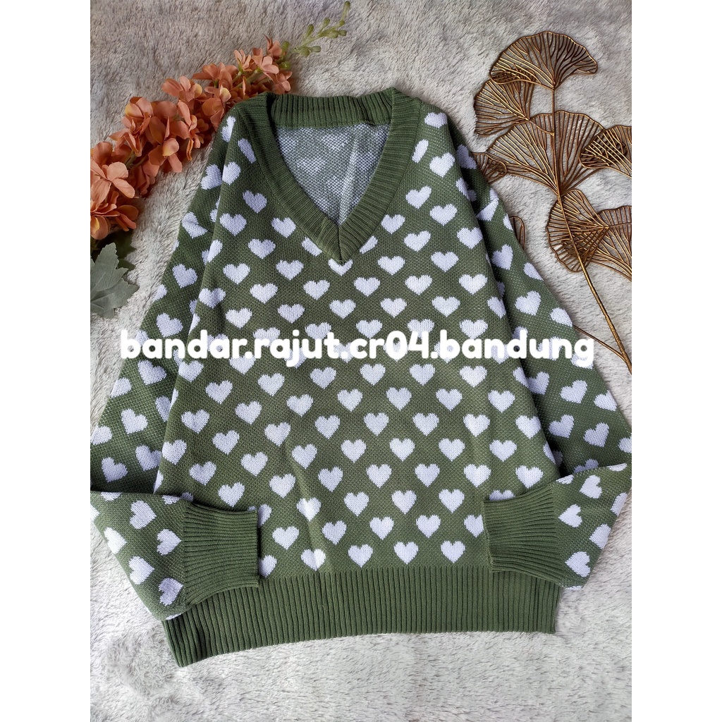 SWEATER LELI MOTIF LOVE BRANDED 7 GATE