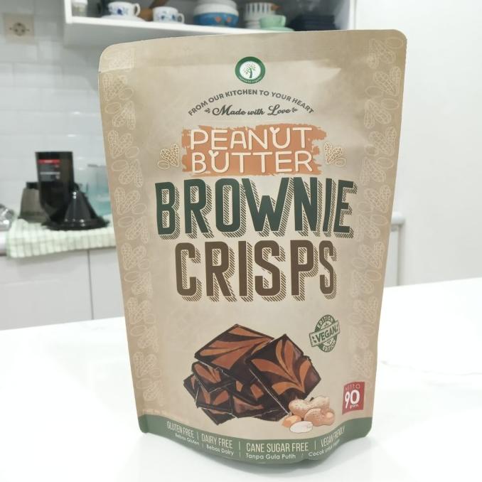 

HOT PROMO VEGAN PEANUT BUTTER BROWNIE CRISPS 90GR - NAMASTE