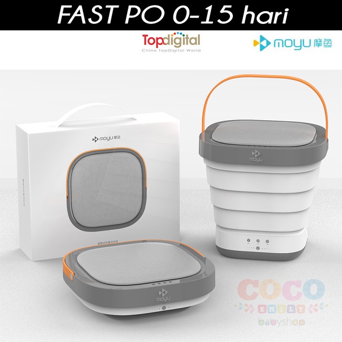 XIAOMI MOYU XPB-08-F1 Travel Portable Washing Machine Mesin Cuci Ready