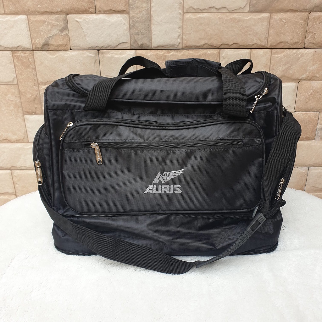 Auris Tas Travel Multi Fungsi Waterproof Tahan Air Tas Pakaian Pergi Bisa Dibesarkan Tas Gym Futsal Olahraga  47005