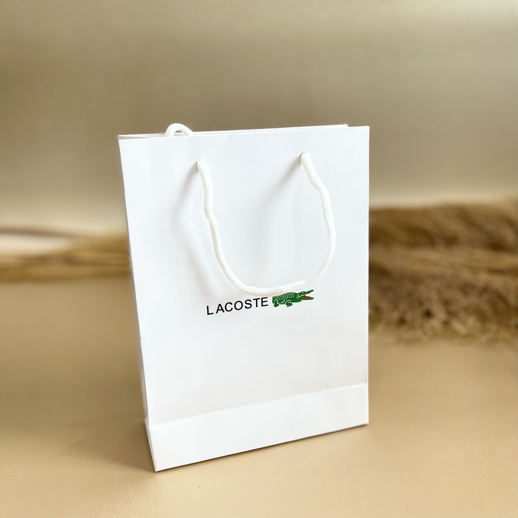 

L*coste Paperbag White