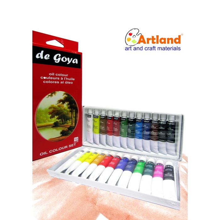 

Kolio Cat Lukis De Goya Oil Color Set 12 Colours X 12Ml