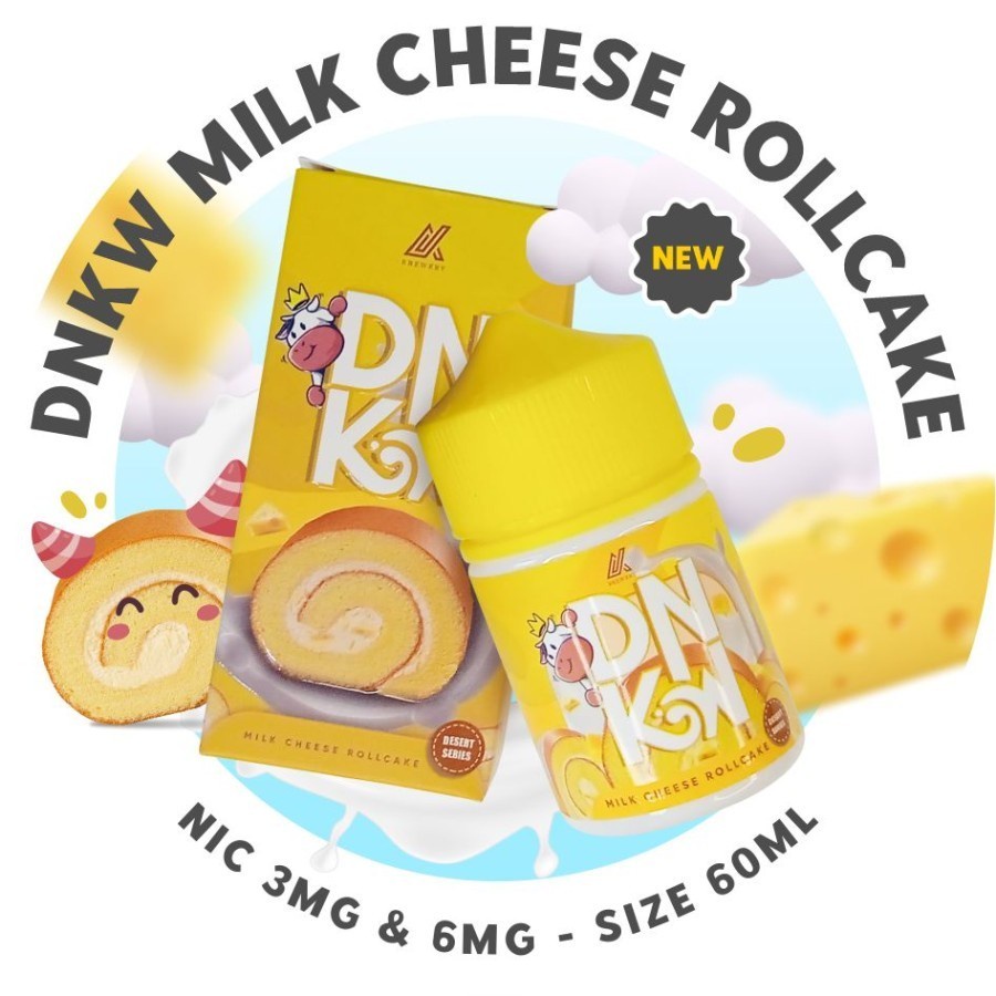 DNKW MILK CHEESE ROLLCAKE AK BREWERY 3MG 60ML