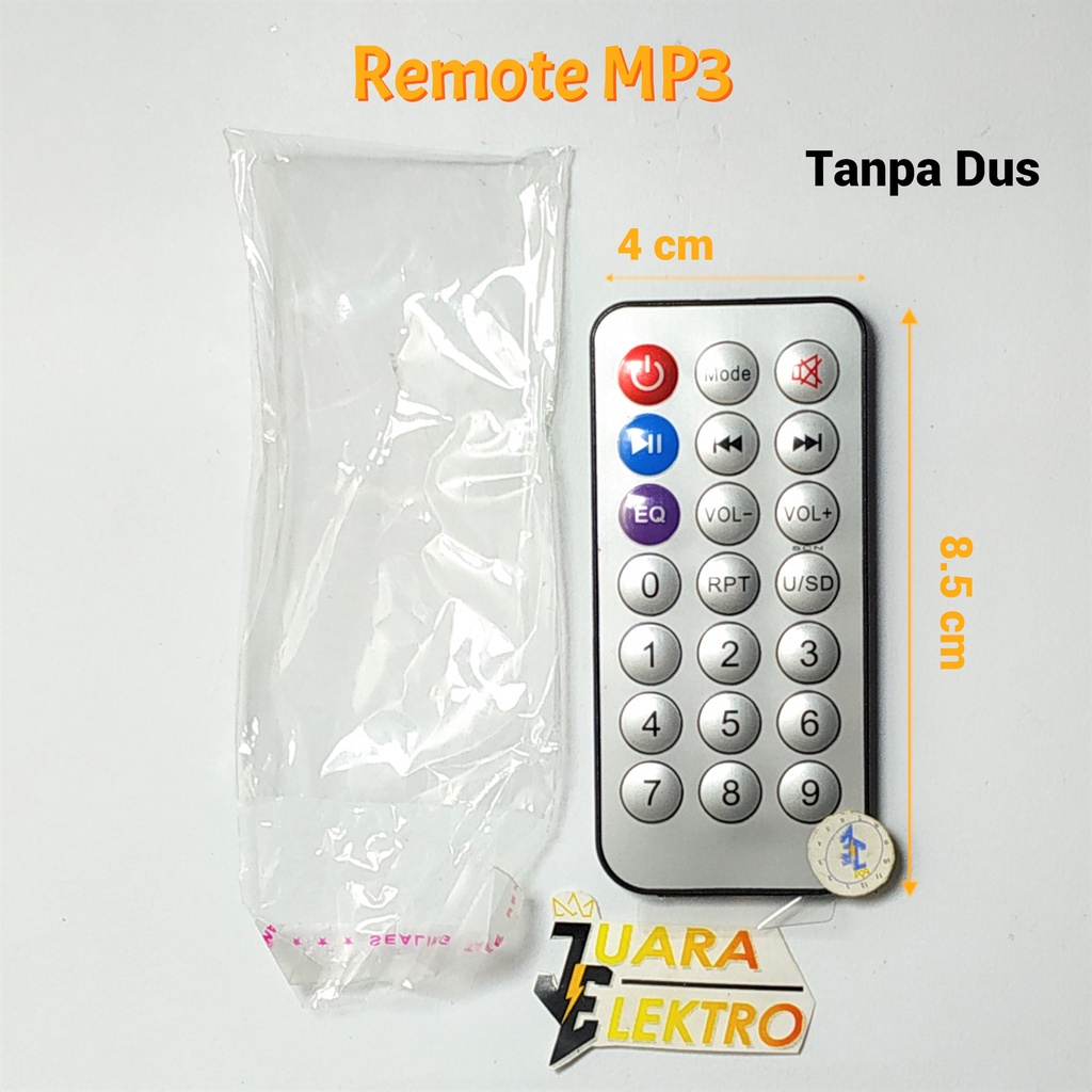 Remote MP3 Untuk Modul MP3