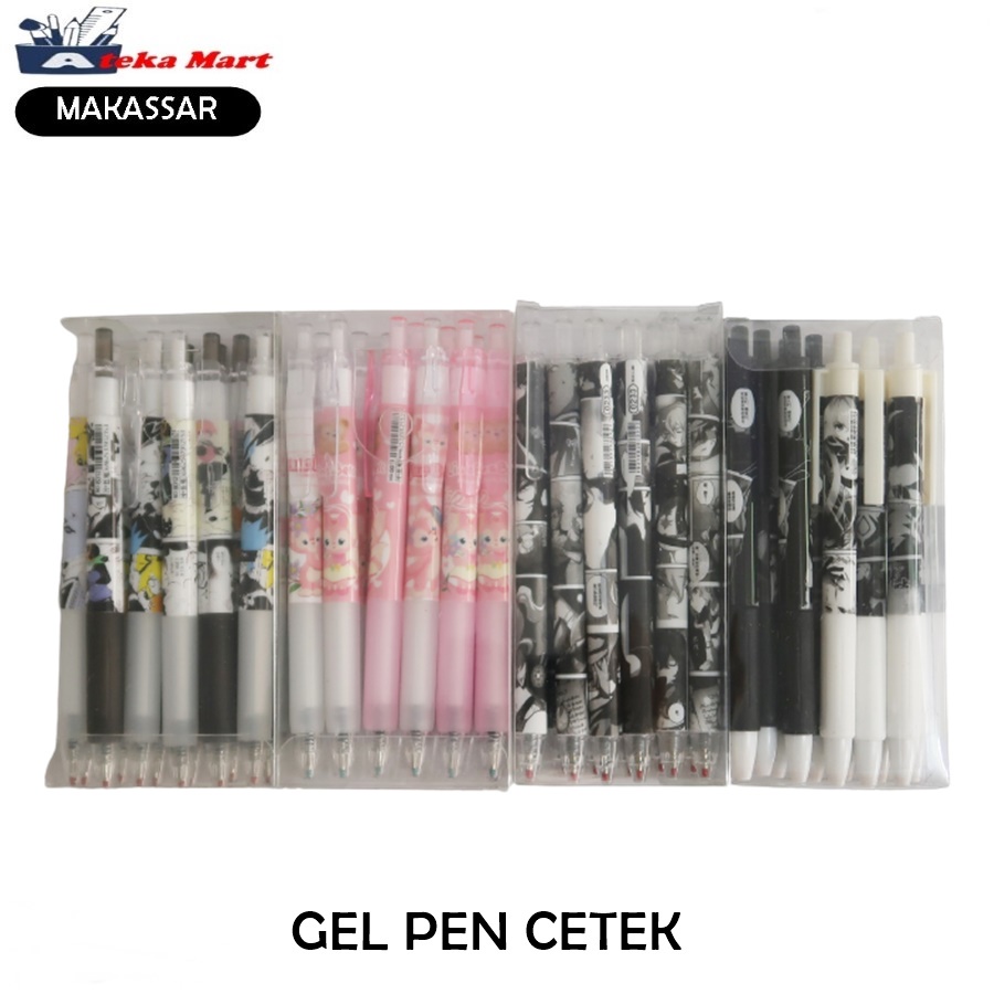 

[BOX/12PCS] GEL PEN CETEK LUCU PULPEN