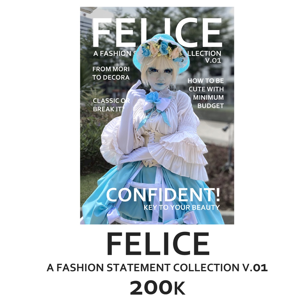 Harajuku Fashion Magazine - FELICE Rising Star Merch Majalah Harajuku Street Fashion Jepang