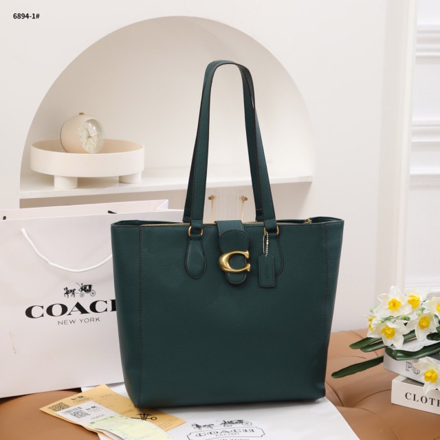 COA Leather Theo Tote Bag 6894-1