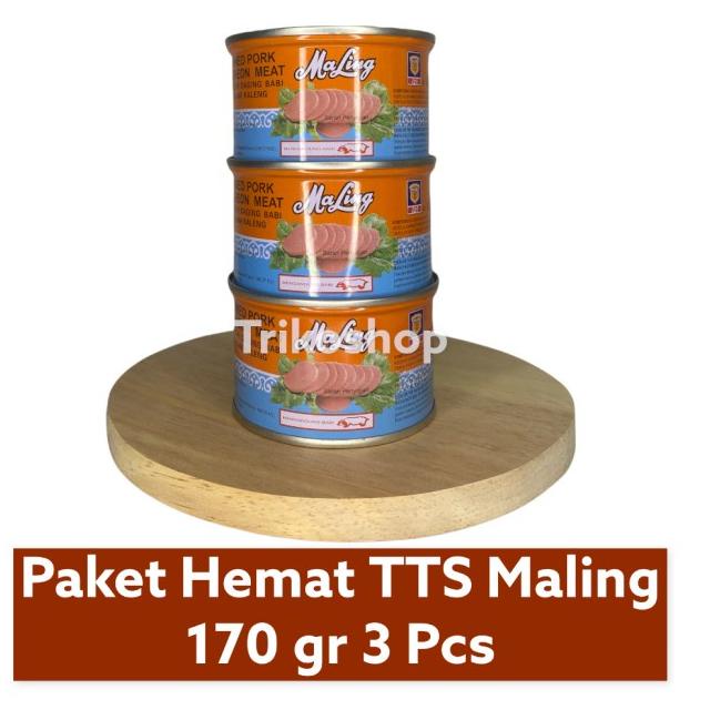 

✶ PROMO HEMAT 3 Pcs Maling Babi Kaleng 170gr TERMURAH ☞