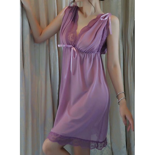 BM L20 GAUN MALAM | BAJU TIDUR SEKSI | SHOW BODY LACE LINGERIE