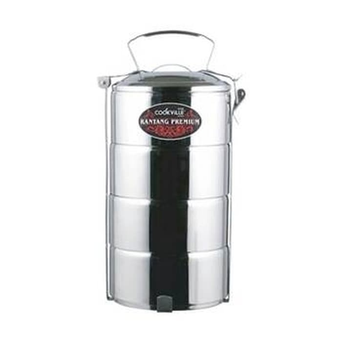 Cookville Rantang Stainless susun 4 / Premium Food Canister Set(S1B8) Rantang Hantaran Rantang Alumu