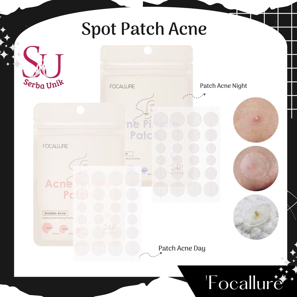 Focallure Spot Acne Patch Treatment Day/Night Waterproof Smooth