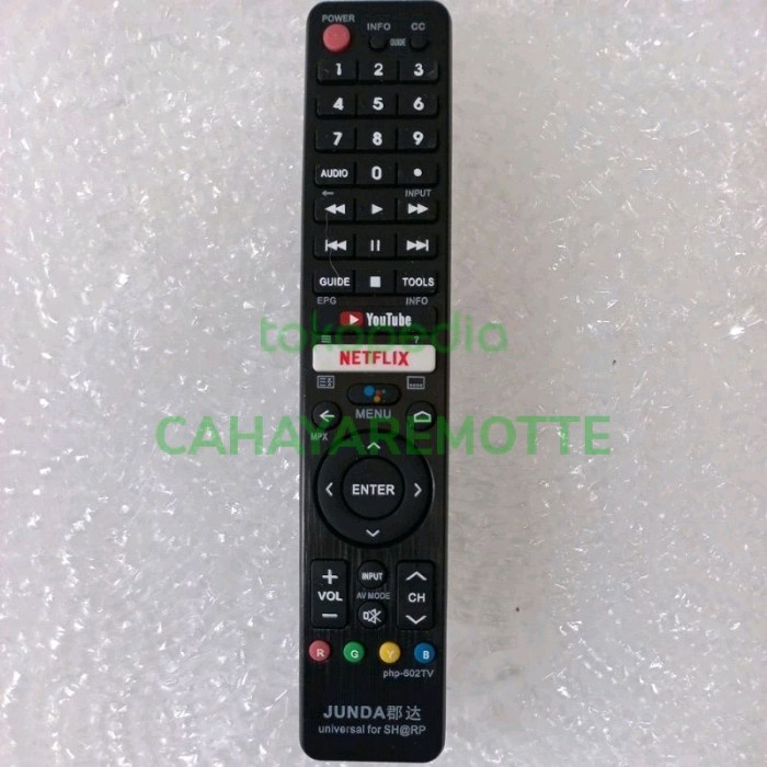 TERLARIS REMOT TV SHARP ANDROID TV/SMART TV /REMOTE TV LG/REMOTE TV SHARP/REMOTE TV POLYTRON