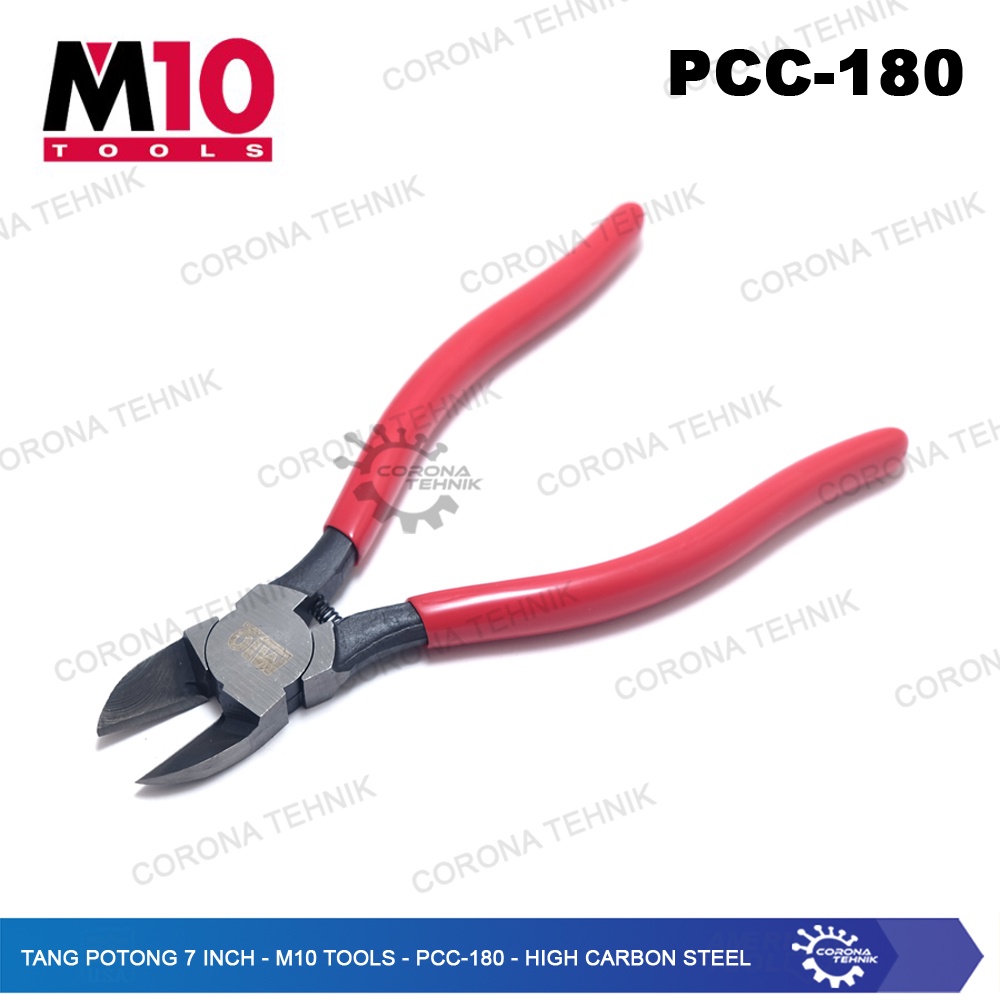 M10 Tools - PCC-180 - High Carbon Steel - Tang Potong 7 Inch