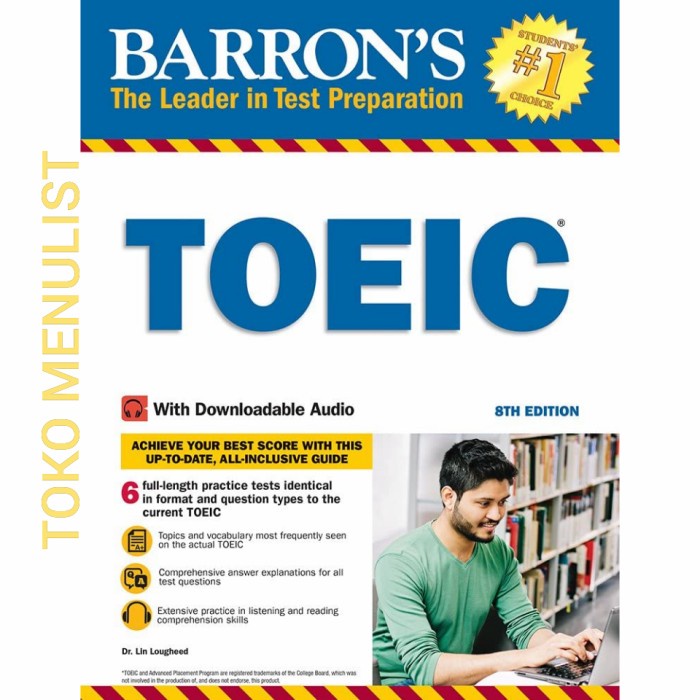 Terlaris Original Barron'S Toeic : 8Th Edition , With Downloadable Audio