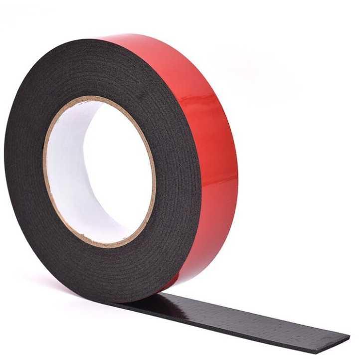 Lakban Double Tape Foam 10m x 2mm - Ech01 - Red