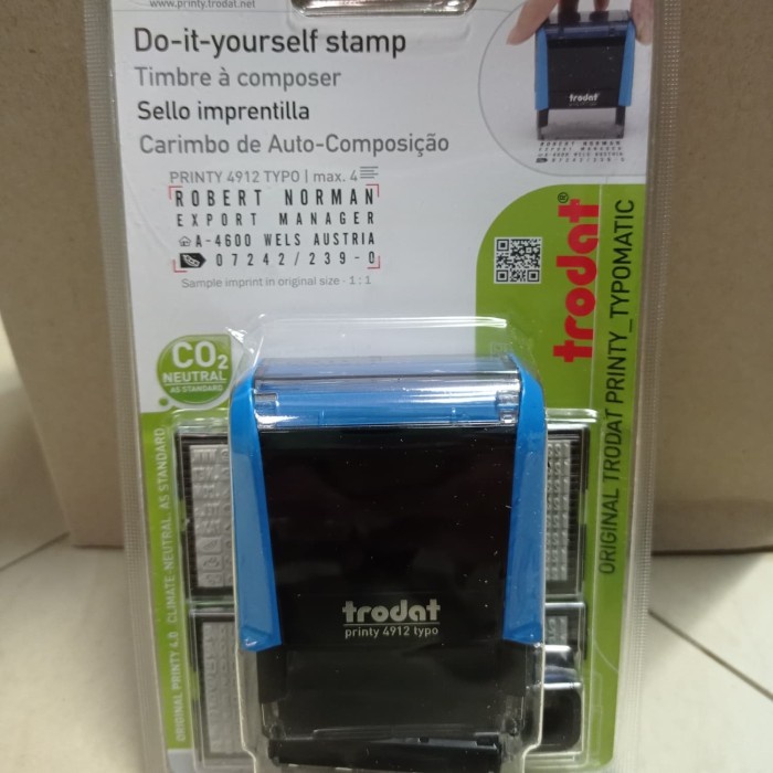 

Terlaris Stempel Trodat Typomatic 4912 Original
