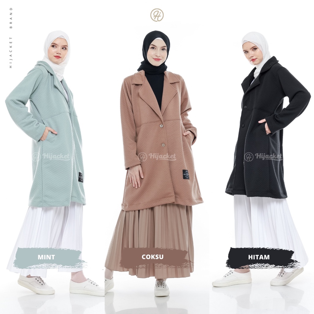 ⭐️Seri Baru⭐️ Shafa dan Marwa Series Hijacket Terbaru - Jaket Muslimah Syari