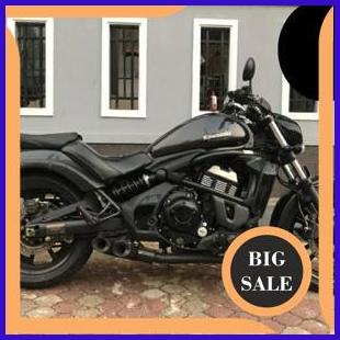 Knalpot Racing TOCE Black Full System Kawasaki Vulcan 650 - Vulcan650 1M4R23 perkakas